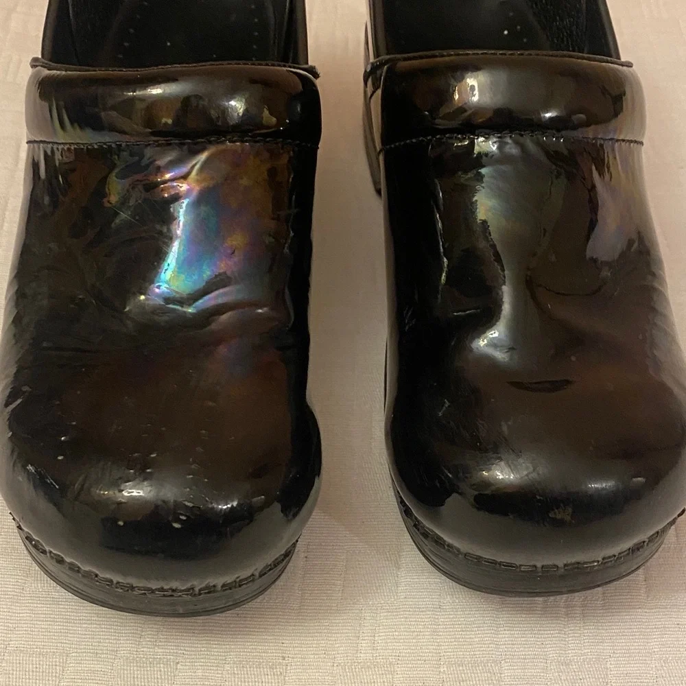 DANSKO Shiny Black Clogs - Picture 8 of 11